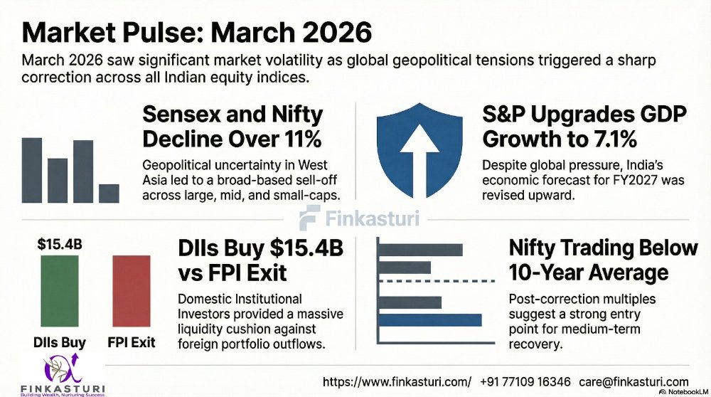 Infographic for The Month That Was: March 2026. The key points are also in the text of this post.